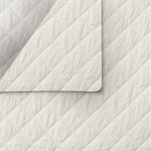 Double-Face Quilted Reversible Natural Solid 43" Wide Fabric by the Yard (216-6099)