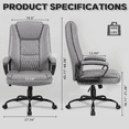 thumbnail image 7 of Bossin Big and Tall Home Office Computer chair for Adults, High Back Desk Chair for Heavy Duty 400 LBS, 7 of 7