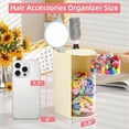 thumbnail image 2 of Soda Candy Hair Accessories Organizer with Hair Brush Holder 180° Rotating Makeup Brush Storage for Necklaces, Earring, Bracelet, Ring, Makeup Brushes, Hair Clip and Hair Accessories, 2 of 8