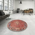 thumbnail image 4 of Ahgly Company Machine Washable Indoor Rectangle Traditional Light Copper Gold Area Rugs, 2' x 5', 4 of 7