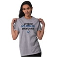 thumbnail image 3 of US Air Force Hero Airman Brother Men's Graphic T Shirt Tees Brisco Brands X, 3 of 6