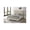 Cream, variant on Best Quality Furniture Twin Size Panel Bed in Gray Velvet Corduroy