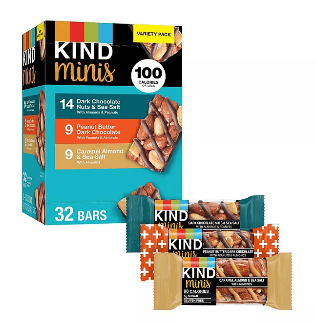 Kind Snacks Mini Nut Bar, Variety Pack, 32 ct.