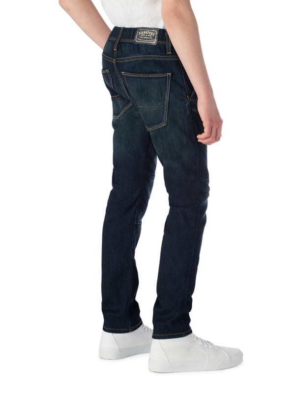 Signature by Levi Strauss & Co. Boys Athletic Pull On Jeans, Sizes 4-18 & Husky