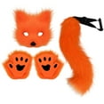 thumbnail image 2 of Realistic Furry Gloves and Tail Halloween Set for Festive and Events, 2 of 3