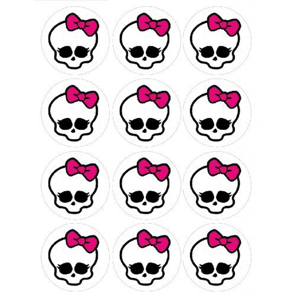 Monster High Cupcake Edible Icing Image Toppers Qty