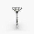 thumbnail image 3 of First Jewelry Excellent 1.9 Ct Marquise Cut Lab-Grown Moissanite Wedding Ring for Women - 14K White Gold Plated Anniversary Ring - Wedding Gifts for Wife - Engagement Ring Sale, 3 of 4