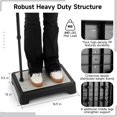 thumbnail image 4 of One Step Stool for Seniors, Non-Slip Mobility Step Platform for Stairs Beds Cars, 440 Lbs Strong Bearing Capacity Half Step, Portable Short Step Support Step Riser for Adults & Elderly, 4 of 8