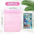 thumbnail image 6 of 50 Pack Multicolor Organza Bags 4 x 6 inch, Small Mesh Bag Drawstring for Jewelry Easter Candy Soap Party Favor, Cute Organza Gift Bag for Valentine Wedding Party Favor Jewelry Candy, 6 of 6