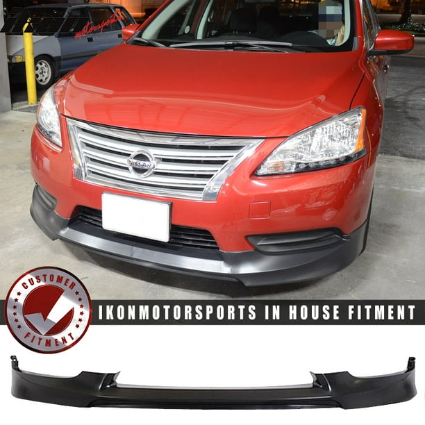 Compatible With 13 17 Nissan Sentra 4dr Sedan Oe Front Bumper Lip Spoiler Polypropylene Pp Walmart Com Walmart Com