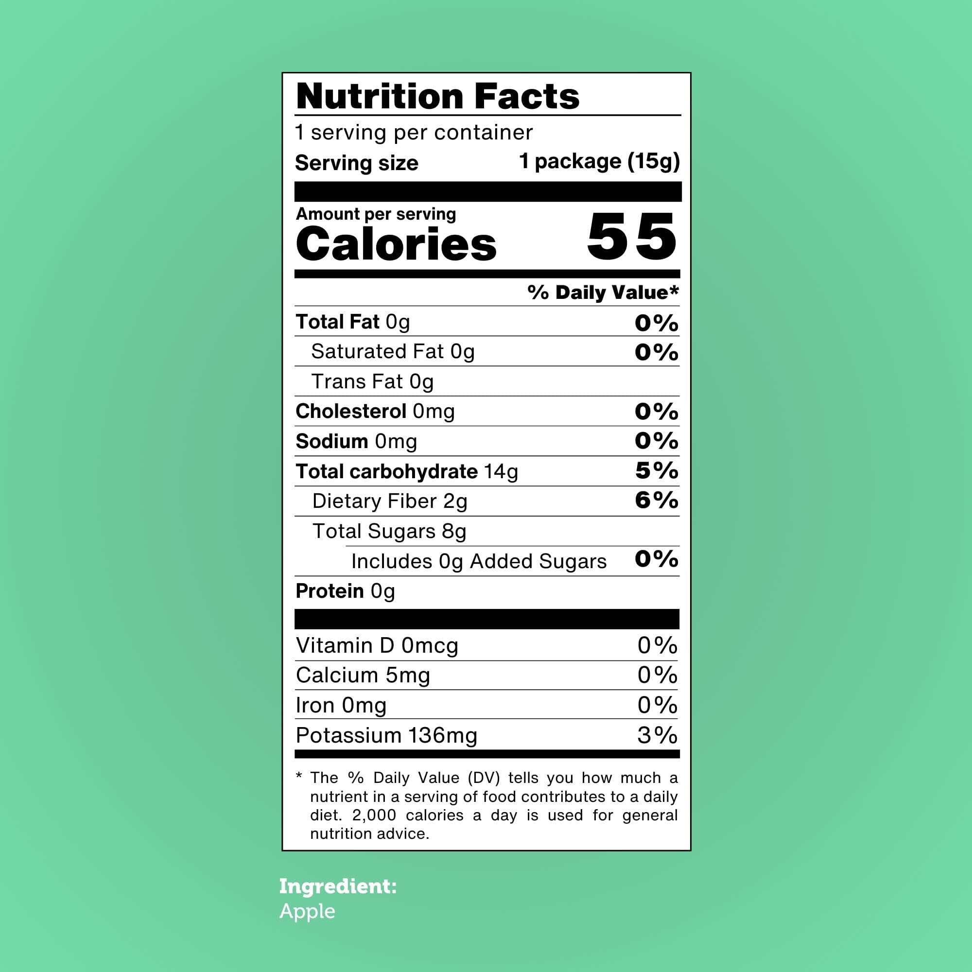 GOOD CHIPS Baked Apple Chips, 12-Pack, 0.53oz Bags