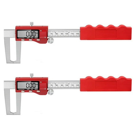 2X Disc Brake Rotor Micrometer,Digital Caliper Measuring Tool for Disc Brake-6Inch/150mm,Wtih Caliper