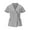 Gray, variant on Scrubs Top for Women Mock Wrap with Pockets, Soft, 4-Way Stretch & Durable Fabric