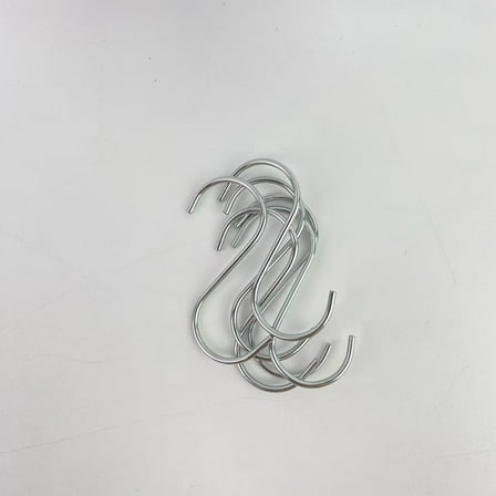 Fruitiq Pot hooks of metal,Heavy Duty S Hooks Pan Pot Holder Rack Hooks Hanging Hangers S Shaped Hooks for Kitchenware Pots Utensils Clothes Bags Towels Plants