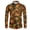 Autumn Maple Leaf, variant on Flame Leaf Hunting Camouflage Mens Dress Shirt Long Sleeve Casual T-Shirts Button Down Tee Tops Comfortable Athletic T-Shirts for Men
