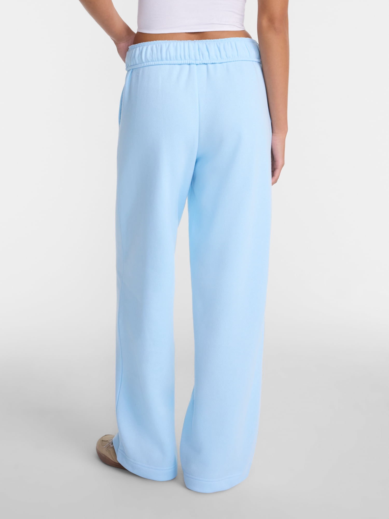 No Boundaries Wide Leg Fleece Pants, 28", 30", 32" Inseams, Women's & Women's Plus XXS-4X