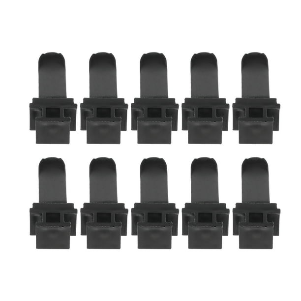 GOOHOCHY 10 clips para rejilla de ventilación de coche, con cabeza cuadrada, para manualidades, ambientadores, accesorios para el interior del coche.
