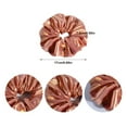 thumbnail image 3 of Stylish Large Hair Accessory Leather And Fabric Elastic Hair Scrunchie Fashion Hair Accessory Suitable For Women, 3 of 8