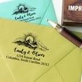 thumbnail image 3 of Printtoo Custom Wood Mount Address Rubber Stamp Wedding Invitation Personalized Stamper-2.3 x 1.5 Inches, 3 of 4
