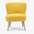 thumbnail image 6 of WestinTrends 25" Wide Upholstered Boucle Accent Chair, Mustard, 6 of 14
