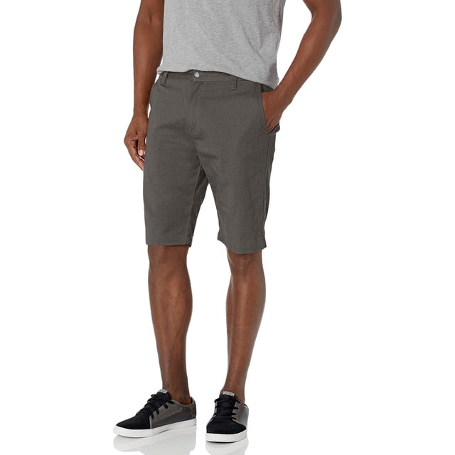 Pantalón corto chino Volcom Vmonty Stretch para hombre - Charcoal Heather