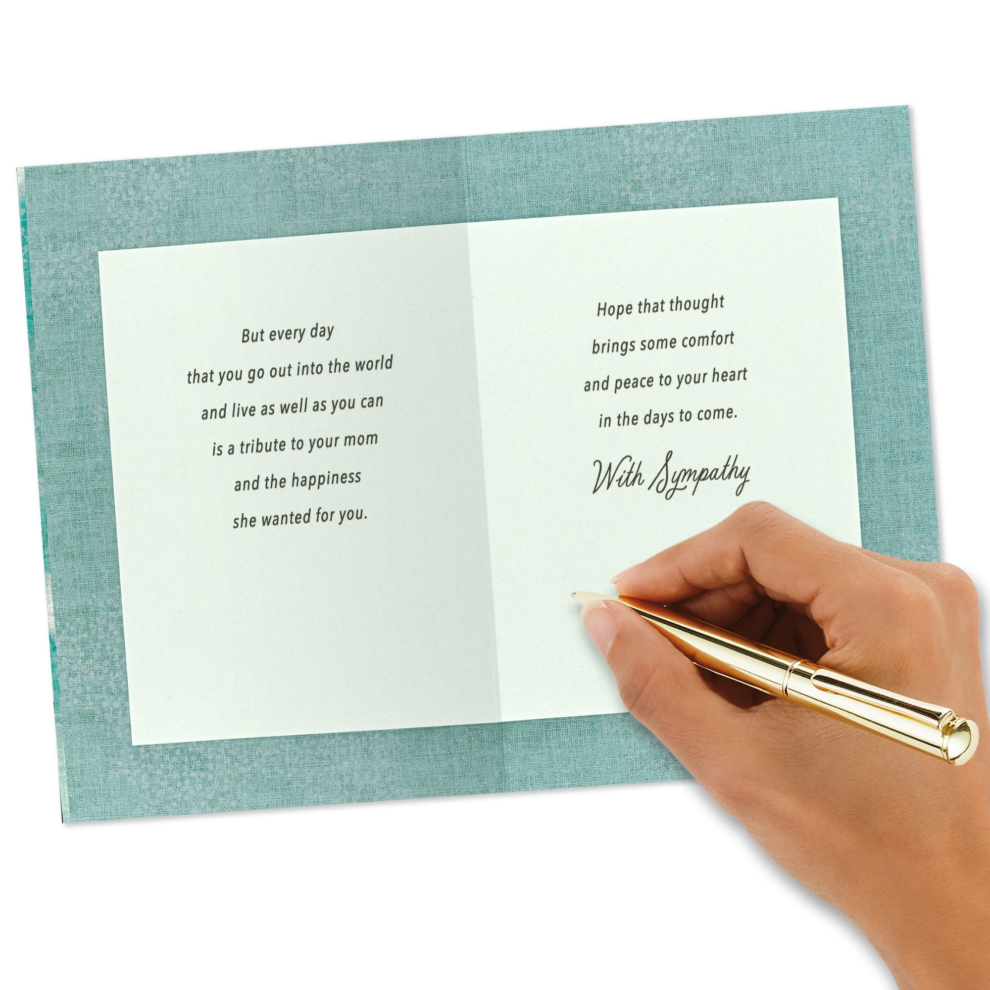 Hallmark Sympathy Card (A Tribute To Your Mom)