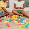 thumbnail image 6 of Melissa & Doug 75 Multi-Colored Wooden Blocks, 6 of 9