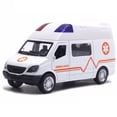 thumbnail image 1 of Yoone Simulación de retroceso Sonido Luz Ambulancia Coche de policía Camión de bomberos Juguete de regalo para niños, 1 of 7