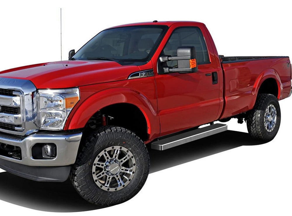 APS Running Boards 6 inches Compatible with Ford F250 F350 Super Duty 1999-2016 Regular Cab (Nerf Bars Side Steps Side Bars)