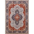 thumbnail image 1 of Ahgly Company Indoor Rectangle Mid-Century Modern Chestnut Brown Oriental Area Rugs, 2' x 5', 1 of 6