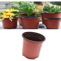 Plastic Plant Flower Pots Nursery Seedlings Pot Plant 100Pcs