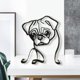 thumbnail image 4 of Perro Esculturas Dormitorio Oficina Estantería Decoración a+Perro Esculturas Dormitorio Oficina Estantería Baoblaze none, 4 of 8