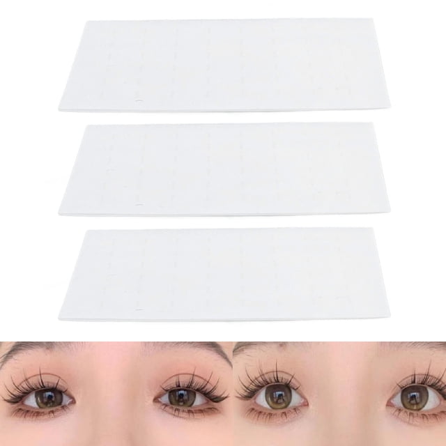144 Bandes de Colle Auto-Adhésive pour Faux Cils, Bandes de Colle pour Cils Imperméables et Réutilisables, Conception à Bâton Rapide, Convient aux Grappes Individuelles de Faux Cils