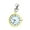 Yellow, variant on UDIYO Fashion Unisex Round Dial Quartz Analog Nurse Medical Keychain Pocket Watch