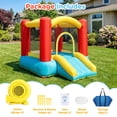 thumbnail image 6 of Toiyjofe Toddler Bounce House with Slide, Small Indoor Inflatable Bouncer for Kids Ages 1–3, Compact Bounce Castle for Playroom, Living Room or Backyard, 6 of 8