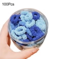 thumbnail image 2 of CSChome Bandeau 100 Pcs Bandeau en Boîte Haute Élasticité Accessoires de Cheveux Réutilisables Couleur Bonbon Douce Femmes Filles Attache Queue de Cheval, 2 of 6