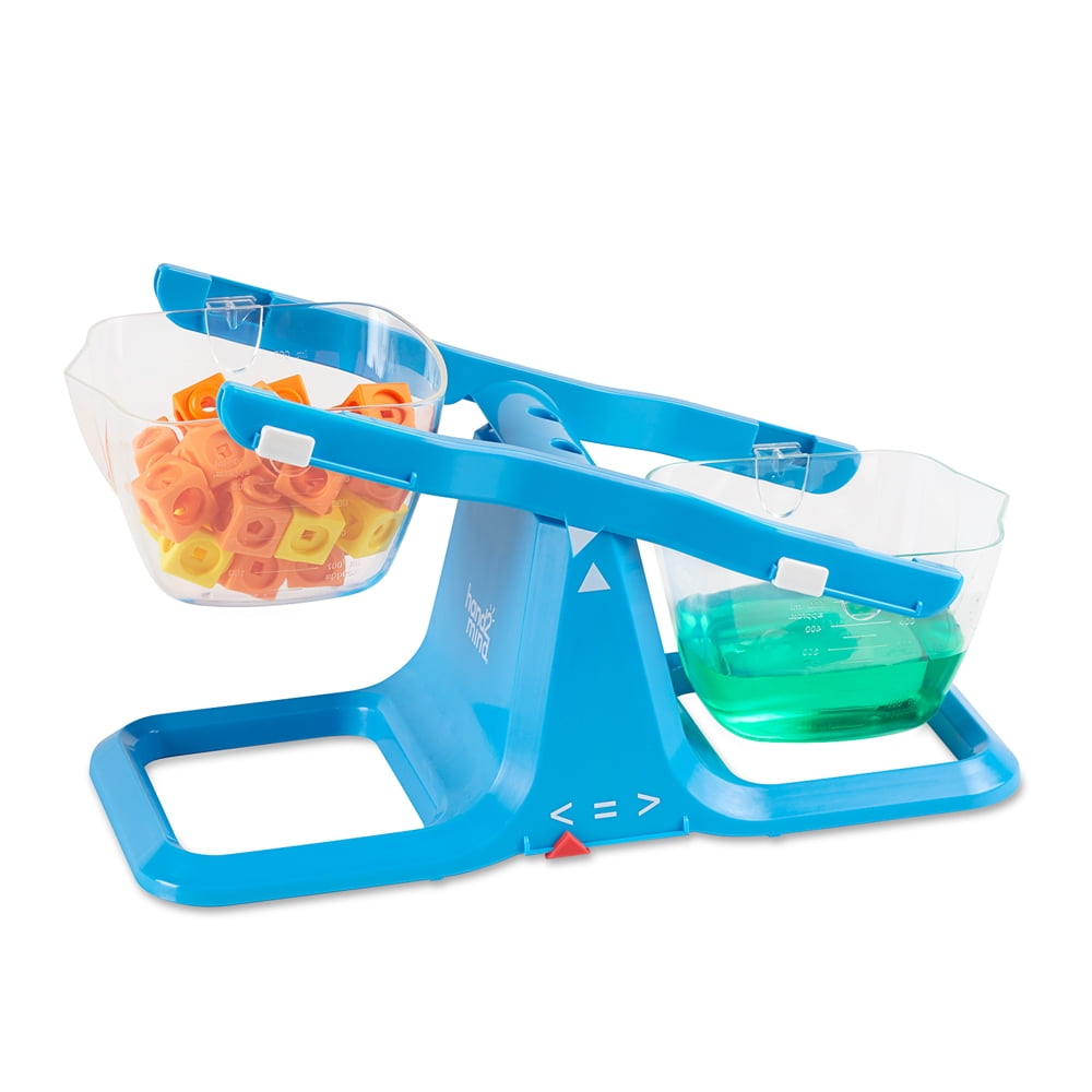 hand2mind Blue Nestable Pan Balance, Balance Scale for Classroom (Set of 1)