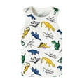thumbnail image 4 of CYRBOKO Boys Cotton Tank Tops 3PC, Sleeveless Pullover Crew Neck Casual Summer Graphic Tops Blue Size 8 T, 4 of 4