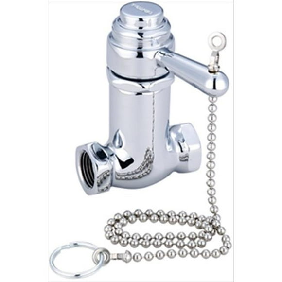 0335.5 Self-Closing Shower Stop Lever Handle & Pull Chain in Chrome