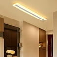 thumbnail image 6 of Miumaeov Modern LED Ceiling Lights Dimmable Flush Mount Ceiling Light Fixture with Remote Control Rectangular 48W Chandelier Light Pendant Lighting for Bedroom Living Room Dinning Room, 6 of 10