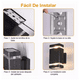 thumbnail image 4 of Lámparas de Pared Exterior Focos LED Moderna Luz Negra 2 Focos BLOOSOM, 4 of 4