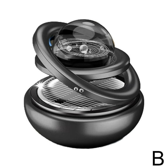 FurNest Solar Rotierenden Auto Parfüm Lufterfrischer Aromatherapie Ornament Auto Zu