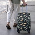 thumbnail image 3 of Dark Green Leafy Dinosaurs Pattern Luggage Cover Fashion Suitcase Cover Baggage Covers Fit 25-28 Inch Luggage (Go Travel), 3 of 5
