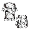 thumbnail image 5 of Kdxio Labrador Retriever Dog Print Pajamas Sets for Women Short-Sleeved Pjs with Lounge Shorts Two Piece Sleepwear S-4XL, 5 of 9