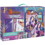 Disney Descendants Royal Wedding: Light Table & Sketchbook - 9 Piece Set, Stickers & Coloring Pencils, Lights Up For Easy Tracing, Draw Sketch & Create, Tweens & Girls, Kids Ages 8+