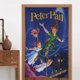 thumbnail image 1 of Cortina de puerta Peter Pan para entrada, cortina opaca con estampado de patrón, cortina divisoria de ambientes, tapiz para decoración del hogar, 34" de ancho x 56" de largo, 1 of 7
