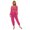 Hot Pink, variant on Linjinx Women Belly Dance Outfits Sequin Long Sleeve Off Shoulder with Pants Set Carnival Sky Blue One Size