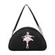 thumbnail image 4 of Bolsa de baile de ballet, bolsa de gimnasio ligera portátil de gran capacidad, bolsa de bailarina para niñas , NEGRO, 4 of 8