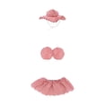 thumbnail image 3 of FEOLGEHLY Hawaiian Goose Outfit Summer Porch Goose Cloths Bikini Goose Clothes for Outdoor Garden Yard Decor, Pink, 3 of 5