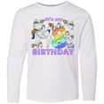 thumbnail image 3 of Inktastic It's My 8th Birthday Unicorn Long Sleeve Youth T-Shirt, 3 of 5